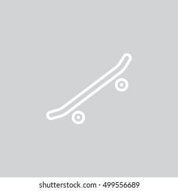  Skate board Icon Vector.