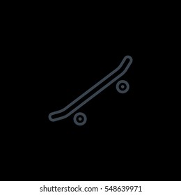 Skate board Icon Vector.