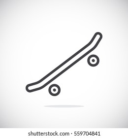  Skate board Icon Vector.