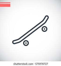  Skate board Icon Vector.