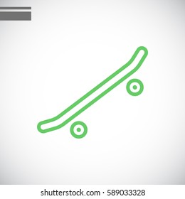  Skate board Icon Vector.