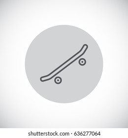  Skate board Icon Vector.