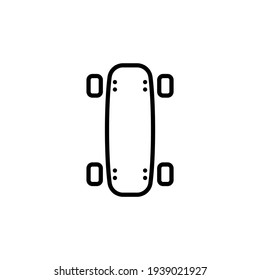 Icono de la placa de la piel en el vector. Logotipo