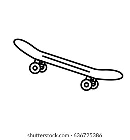 skate board isolated icon