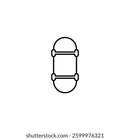 Skate Board line illustration vector line icon icons design