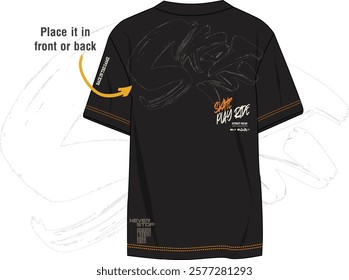 Skate board typography, t shirt graphics print vector design, Urban typography hipster street art,  freestyle design, abstract sport illustration, graffiti slogan print.eps8
