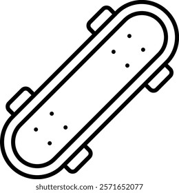 Skate Board vector icon. Can be used for printing, mobile and web applications.