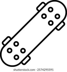 Skate Board vector icon. Can be used for printing, mobile and web applications.