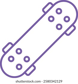 Skate Board vector icon. Can be used for printing, mobile and web applications.