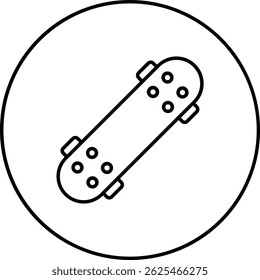 Skate Board vector icon. Can be used for printing, mobile and web applications.