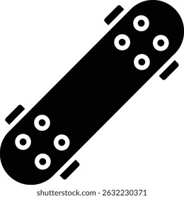 Skate Board vector icon. Can be used for printing, mobile and web applications.