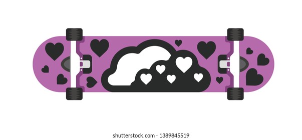 Skate board vector illustration 1