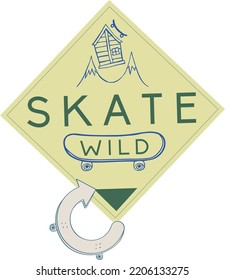 Skate board wild life 8