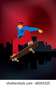 Skate boarder