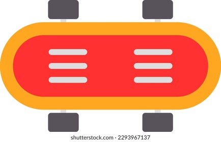 Skate Flat Vector Icon Design