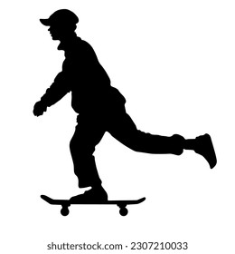 skate, guy, skateboarder, boy, boy riding a skateboard, active sport, lifestyle, extreme sport, man, silhouette
