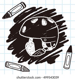 skate helmet doodle