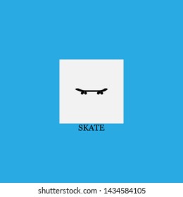 skate icon sign signifier vector