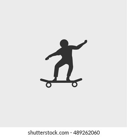 skate icon, vector design