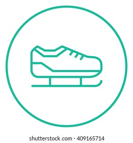 Skate line icon.