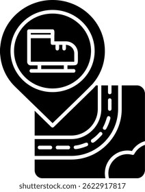 Skate Line, Vektorsymbol-Design