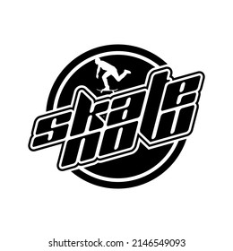 Skate Now Logo can be use for icon, sign, logo and etc