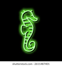 skate ocean neon light sign vector. skate ocean illustration