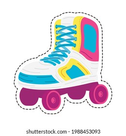 skate roller patch nineties style