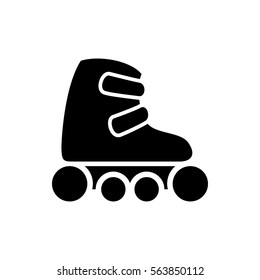 skate rollers icon illustration isolated vector sign symbol