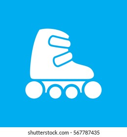 skate rollers icon. illustration isolated vector sign symbol