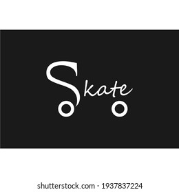 a skate sentence with two circles under it