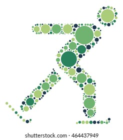 skate shape vector design by color point