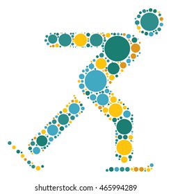 skate shape vector design by color point