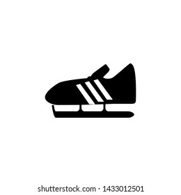 Skate shoe icon. Sport sign