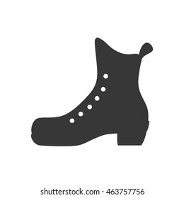 skate shoe winter sport hobby icon. Isolated and flat illustration. Vector graphic