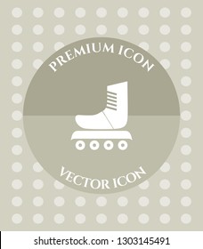 Skate Shoes Icon for Web. Application, Software & Graphic Design.