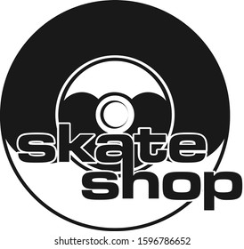 Skate Shop Logo Vector Design