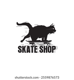 skate shop logo vector ready eps 10 format 