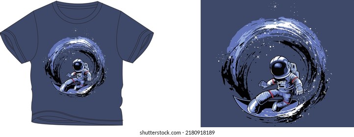skate in space t-shirt design background color is a pulple blue and t-shirt color is a pulple blue beautiful color and beautiful design