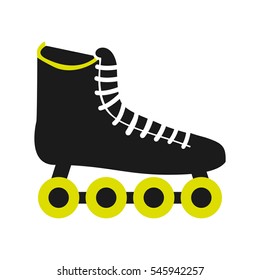skate sport equipment icon vector illustration design