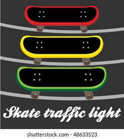Skate traffic light