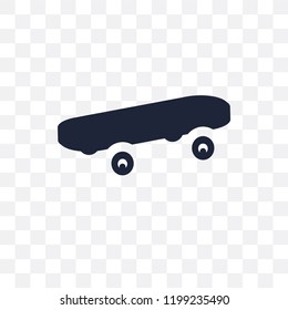 Skate transparent icon. Skate symbol design from Summer collection. Simple element vector illustration on transparent background.