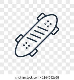 Skate vector icon isolated on transparent background, Skate logo concept