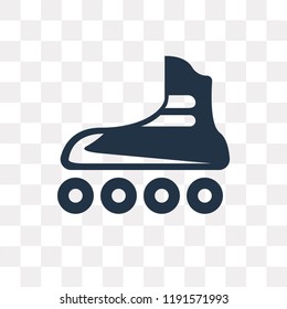Skate vector icon isolated on transparent background, Skate transparency concept can be used web and mobile