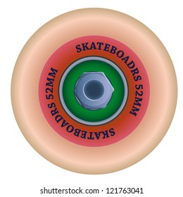 skate wheel vector