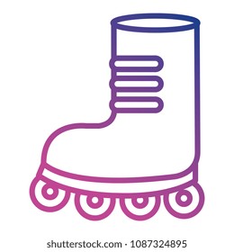 skate wheels isolated icon