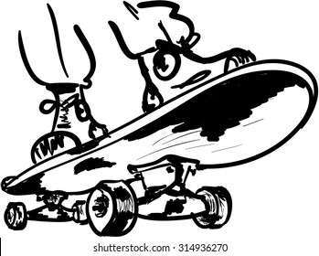 skateboard