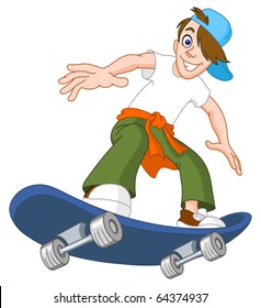 Skateboard boy