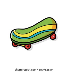 Skateboard doodle