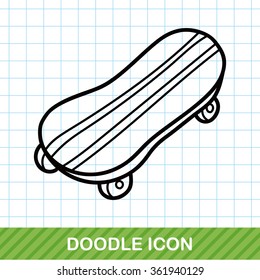 Skateboard doodle
